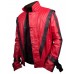 Michael Jackson Red Thriller Leather Jacket